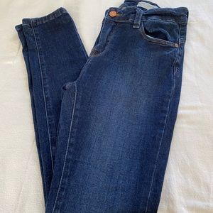 Dark blue skinny jeans